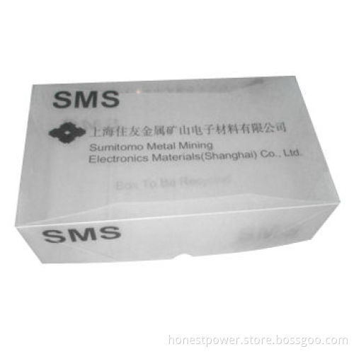 Plastic Carton Boxes, Made of Frosted PP, Customized Sizes/Logos Accepted